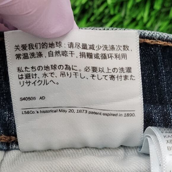 LEVIS 559 Jeans 36x30 Whiskered Dark-Wash - Picture 10 of 16